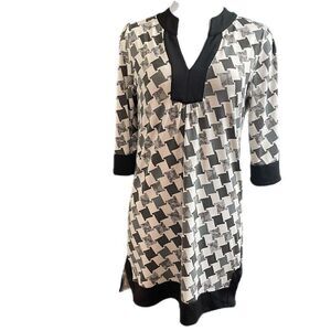 SanSoleil UPF50 Black Grey White Dress Size Medium